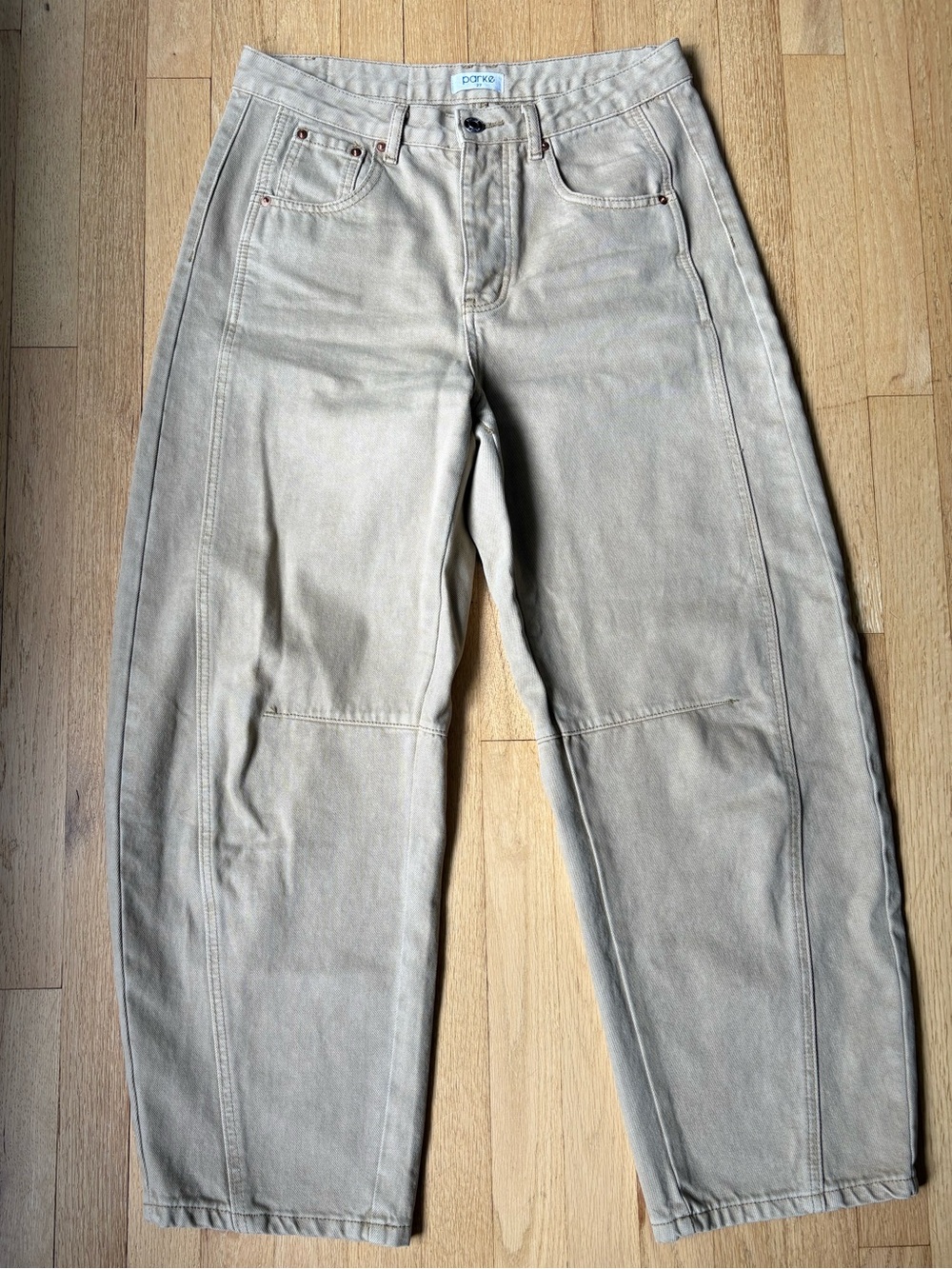 PARKE Camel Horseshoe Jeans